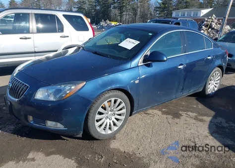 2011 Buick Regal Cxl Turbo Russelsheim from USA, damaged, VIN W04GX5GV8B1084634